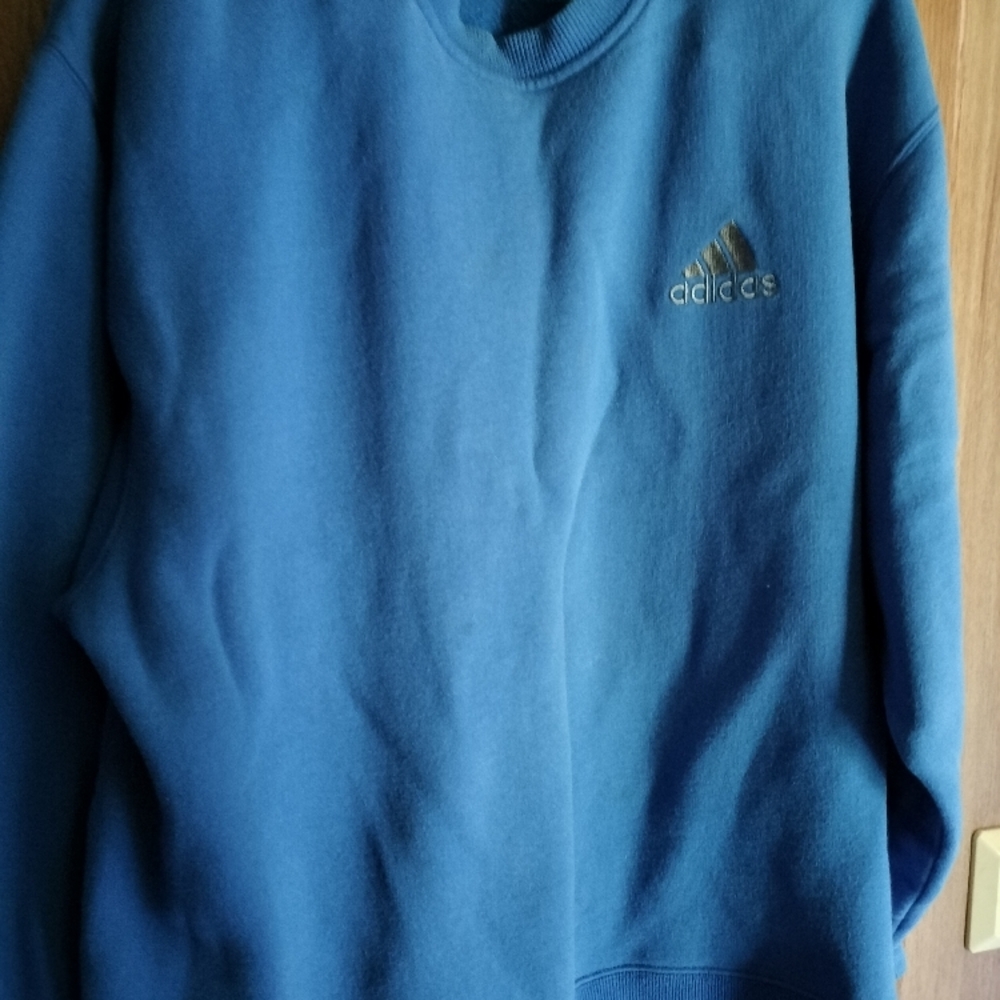 Adidas Men's Blue Sweater